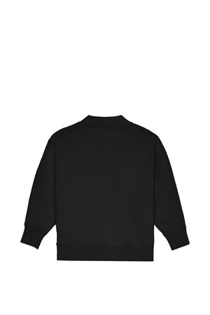 black fabric sweatshirt PALM ANGELS KIDS | PBBA012S26FLE004110